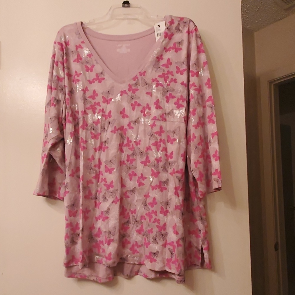 3/4 Sleeve Pocket Tee NWT